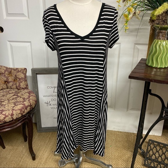 Entro Short‎ Sleeve Mini Dress L - Picture 1 of 5